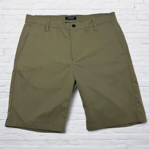 Proof Shorts Mens 36 Olive 9" Performance Polyester Huckberry Chino Golf